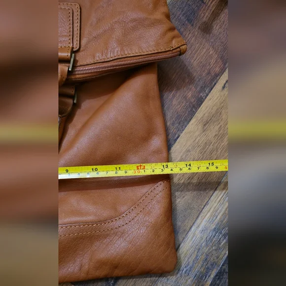 EUC! Maurizio Taiuti Brown Leather Bag - Picture 12 of 13